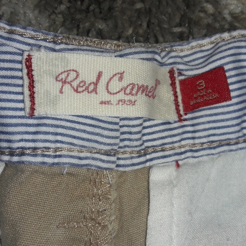 Red Camel Khaki shorts size 3 - Picture 3 of 4